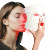lumaoslab clinical grade wireless led light therapy mask anti aging & acne skin renewal